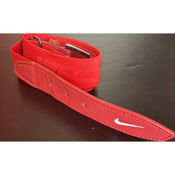 Nike Baseball Belt 3.0 Adult Adjustable 28"-43" Diamond Sports- Red - Picture 1 of 12